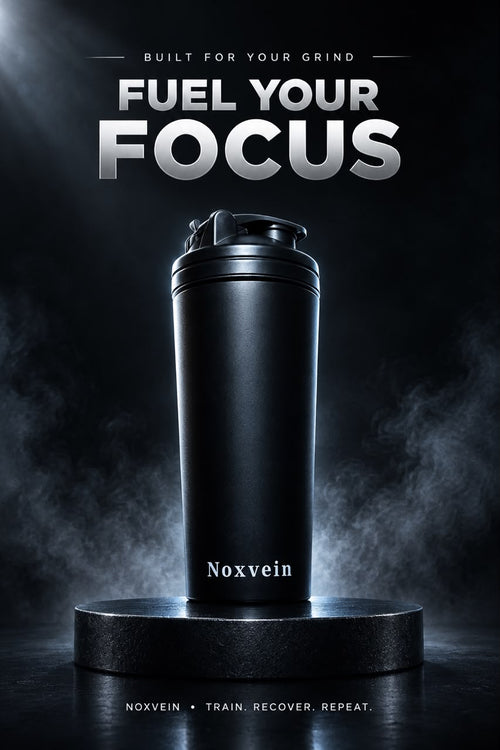 Noxvein Stainless Steel Shaker – 750ml Matte Black